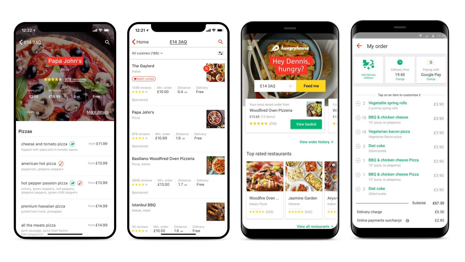 hungryhouse mobile Apps